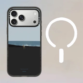 Simple Magnetic อะคริลิค Minimalist Art สไตล์ Suntur เคสโทรศัพท์สําหรับ IPhone 17 PRO MAX 17Air 16 15 14 13 12 PRO MAX กันกระแทกป้องกันปลอก