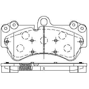 17Z ผ้าเบรค 17Z Pads สินค้ายุโรปล้อหน้า 4 ชิ้น
