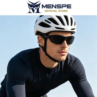 MENSPE แว่นกันแดดขับรถกลางแจ้ง Unisex TAC โพลาไรซ์ป้องกันทรายยืดหยุ่นสีการออกแบบ UV400 แว่นตาวิ่งขี่