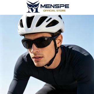 MENSPE แว่นกันแดดขับรถกลางแจ้ง Unisex TAC โพลาไรซ์ป้องกันทรายยืดหยุ่นสีการออกแบบ UV400 แว่นตาวิ่งขี่