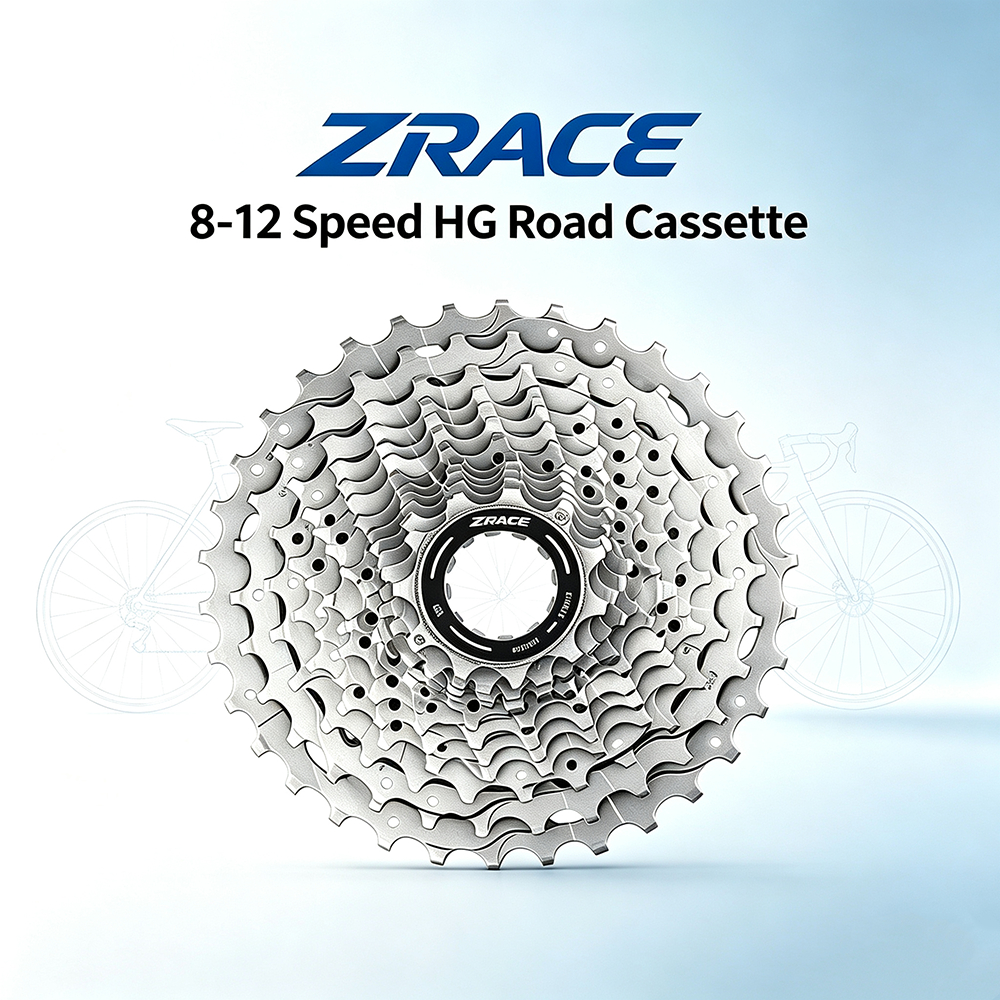 เฟืองหลัง ZRACE 8-12 Speed HG สีเงิน | 11-28T / 11-32T เลือกได้ | ใช้กับดุม HG ทุกรุ่น เหมาะกับ Road Bike ทุกคัน