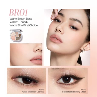 CARSLAN พาเลตอายแชโดว์ 6 สี 9g ไฮไลท์ คอนทัวร์ บลัชออน เม็ดสีชัด เนื้อเนียน พาเลต 6in1