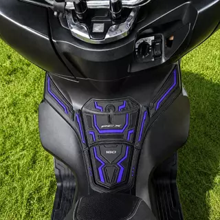 2021-2024 PCX160 ยางฝาถังน้ํามันเชื้อเพลิงฟิล์มป้องกันวัสดุยางสติกเกอร์รถจักรยานยนต์ที่ทนต่อการสึกหรอกันน้ํา
