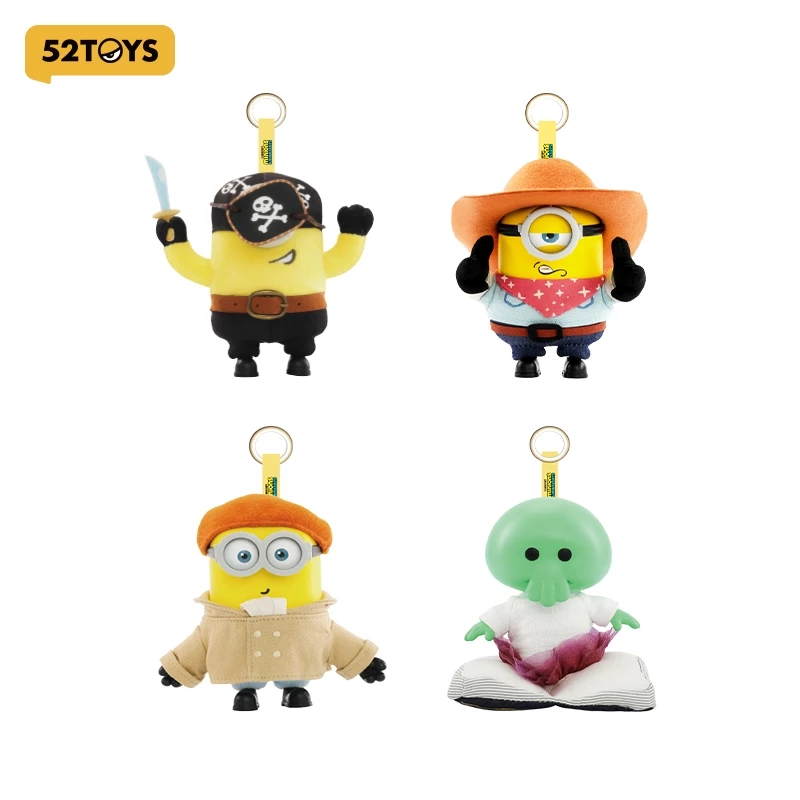 【Minions & Monsters Movie Collectibles】52TOYS Minions & Monsters Series Vinyl Plush Pendant Blind Box Figure Toy