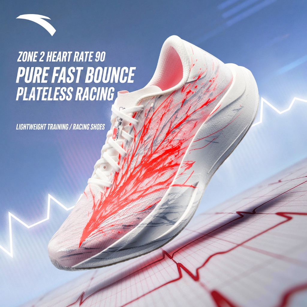 ANTA Men Zone 90 รองเท้าวิ่ง Professional Marathon Racing แผ่นคาร์บอนรองเท้ากีฬา 112625579