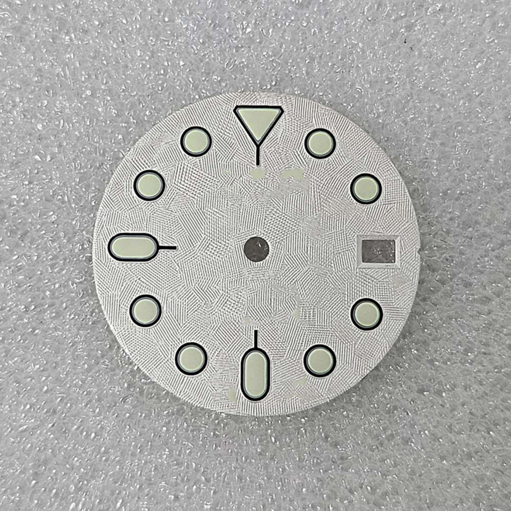Literl Single Date Dial Geometric Green Luminous อุปกรณ์เสริมสําหรับ NH35/36/4R/7S Movement