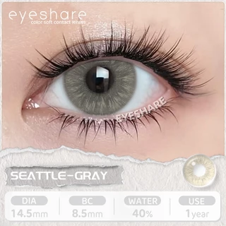 Eyeshare รุ่น SEATTLE คอนแทคเลนส์สี ขยายดวงตาอย่างละมุน รายปี Dia14.5 ค่าสายตา 0.00 สีสีชมพู 2ชิ้น 1คู่