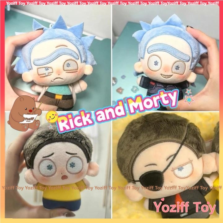 10ซม. Rick and Morty อะนิเมะรอบของเล่นตุ๊กตาRick Sanchez Meeseks ตุ๊กตาเพื่อนแชสซีเครื่องประดับของขวัญวันเกิดที่ดีที่สุดของเล่น