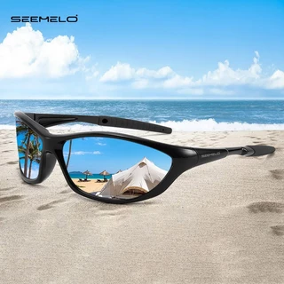 SEEMLO UV400 แว่นกันแดดสีน้ำเงินยืดหยุ่น ป้องกันรังสียูวี น้ำหนักเบา และวิสัยทัศน์ที่สะอาด เหมาะสำหรับการขับขี่และวิ่ง ผลิตภัณฑ์กีฬากลางแจ้งสำหรับผู้ชายและผู้หญิง