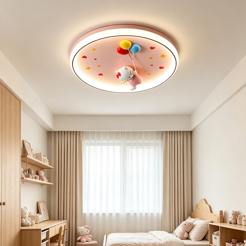 Aesthetic_Lamp ไฟ Led เพดาน ห้องนั่งเล่น ห้องนอนเด็ก โคมไฟน่ารัก สไตล์ครีม โคมไฟติดเพดาน นอร์ดิก โคมไฟเพดาน ห้องนอน