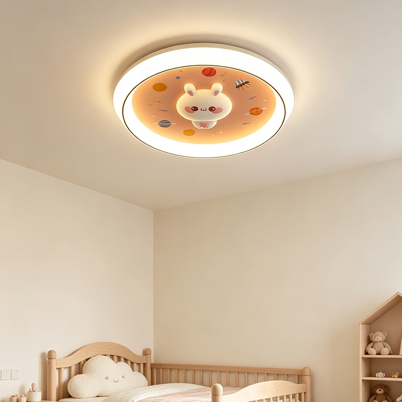MINIMALIST_LIGHTING สไตล์ครีม โคมไฟติดเพดาน ห้องนอนเด็ก โคมไฟน่ารัก Led เพดาน ห้องนั่งเล่น นอร์ดิก โคมไฟเพดาน ห้องนอน