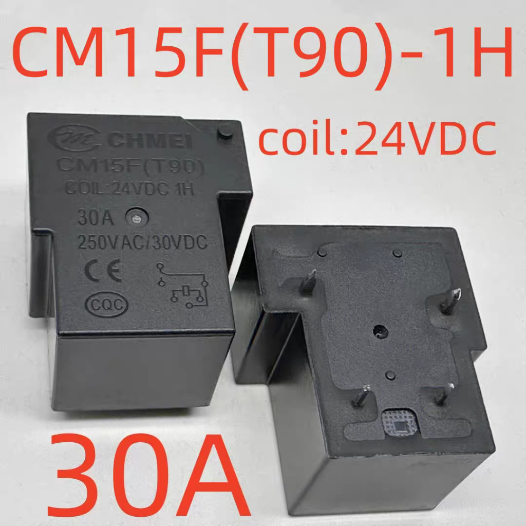 รีเลย์ CM15F (T90) -1H 24VDC 4 Pins 30A ปกติเปิด