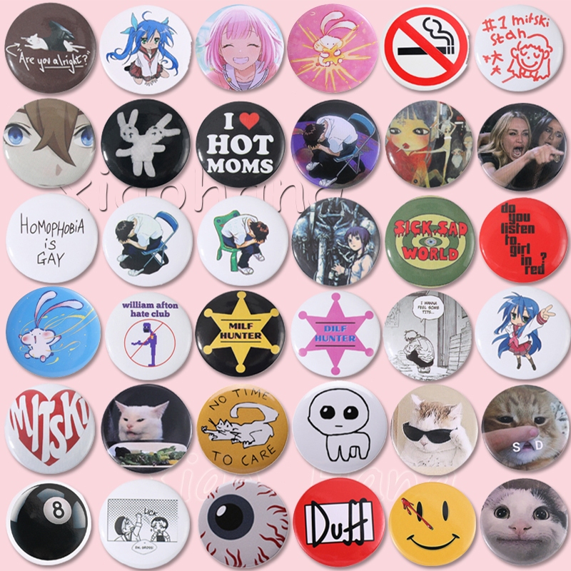 100 รูปแบบ Tinplate Serial Soft ปุ่ม Pins เครื่องประดับอะนิเมะ Neon Evangelion เข็มกลัด Creative ป้ายโลหะหมวกคอของขวัญ Lapel Pin อะไหล่