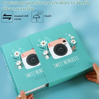 【จัดส่งภายใน 24 ชั่วโมง】อัลบั้มรูป 4x6 นิ้ว (4R) แบบสอด จุได้ 200 รูป ปกแข็ง กันฝุ่น โปสการ์ด