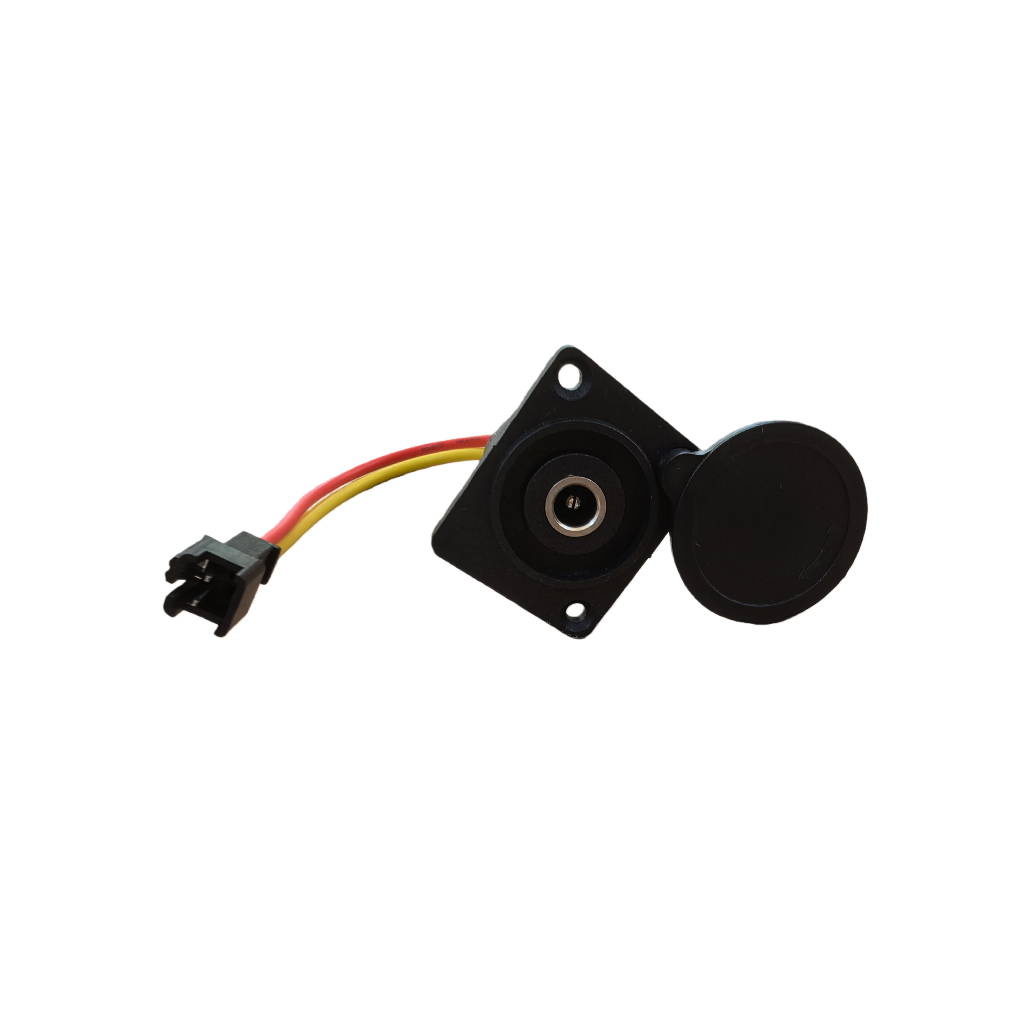พอร์ตชาร์จพร้อมฝาครอบกันฝุ่นสําหรับ OUXI V8 C80 จักรยานไฟฟ้า E-bike แบตเตอรี่พอร์ตชาร์จเปลี่ยนชิ้นส่