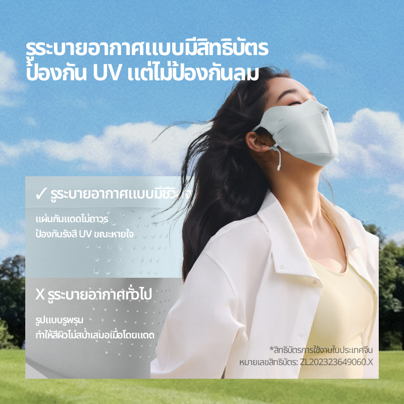 【สินค้าขายดี】Beneunder AL203,หน้ากากกันแดดป้องกันดวงตาที่มองไม่เห็นน้ําหนักเบา รูปที่ 3