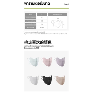 【สินค้าขายดี】Beneunder AL203,หน้ากากกันแดดป้องกันดวงตาที่มองไม่เห็นน้ําหนักเบา