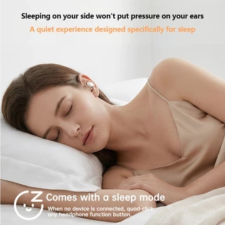 Jeep EW140 PRO Sleep หูฟังบลูทูธไร้สาย เสียงดี HD Calls ตัดเสียงรบกวน ANC โหมดเกม หูฟังสำหรับนอนหลับ