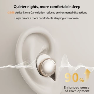 Jeep EW140 PRO Sleep หูฟังบลูทูธไร้สาย เสียงดี HD Calls ตัดเสียงรบกวน ANC โหมดเกม หูฟังสำหรับนอนหลับ