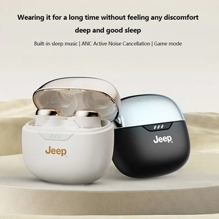 Jeep EW140 PRO Sleep หูฟังบลูทูธไร้สาย เสียงดี HD Calls ตัดเสียงรบกวน ANC โหมดเกม หูฟังสำหรับนอนหลับ