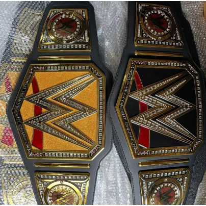 WWE/UFC World Heavyweight Championship Belt Black/Golden Boxing Competition 1: 1 Gold Belt Fighting 