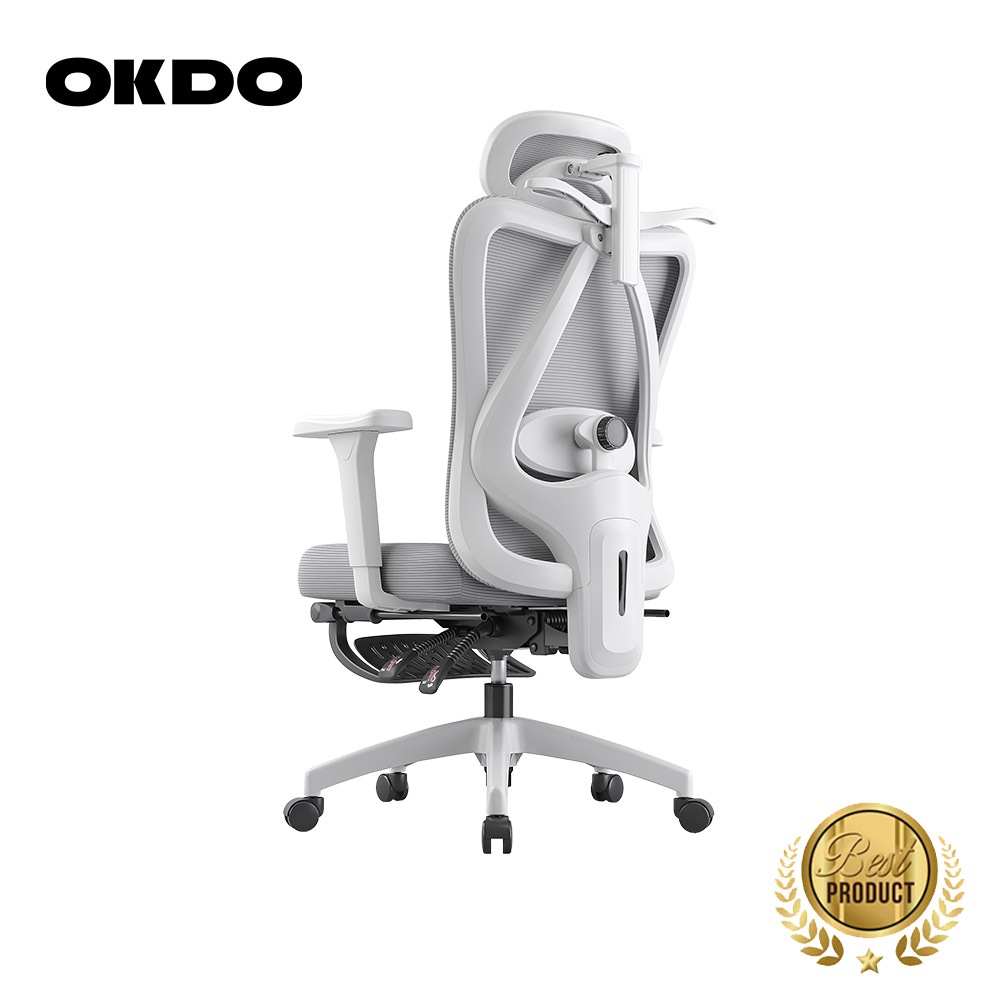 OKDO NEXUS Ⅱ เก้าอี้สุขภาพ ที่วางแขน 4D เก้าอี้คอมพิวเตอร์ เก้าอี้สำนักงาน Ergonomic Chair ปรับเอนได้ รับประกัน 3 ปี