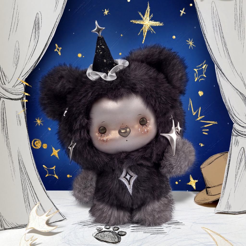 MOCO BEAR-Tiny Footprint Guide Series Plush Blind Box - 1 กล่อง