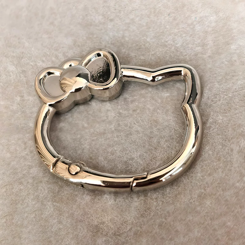 2 pcs รูปหัวใจหมุนโลหะผสมกุ้งก้ามกรามฤดูใบไม้ผลิ Clasps เปิด Key แหวน Hook Carabiner Connector สุนัขหัวเข็มขัด DIY เครื่องประดับ