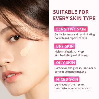 PAPA FEEL Longwear Cushion Foundation – สําหรับผิวแพ้ง่าย พิสูจน์จํานวนคลินิกลดสิว; ไม่ก่อมะเร็ง; ควบคุมความมัน; เสนอปกสูงสุด 11g + 11g, SPF50/PA++++