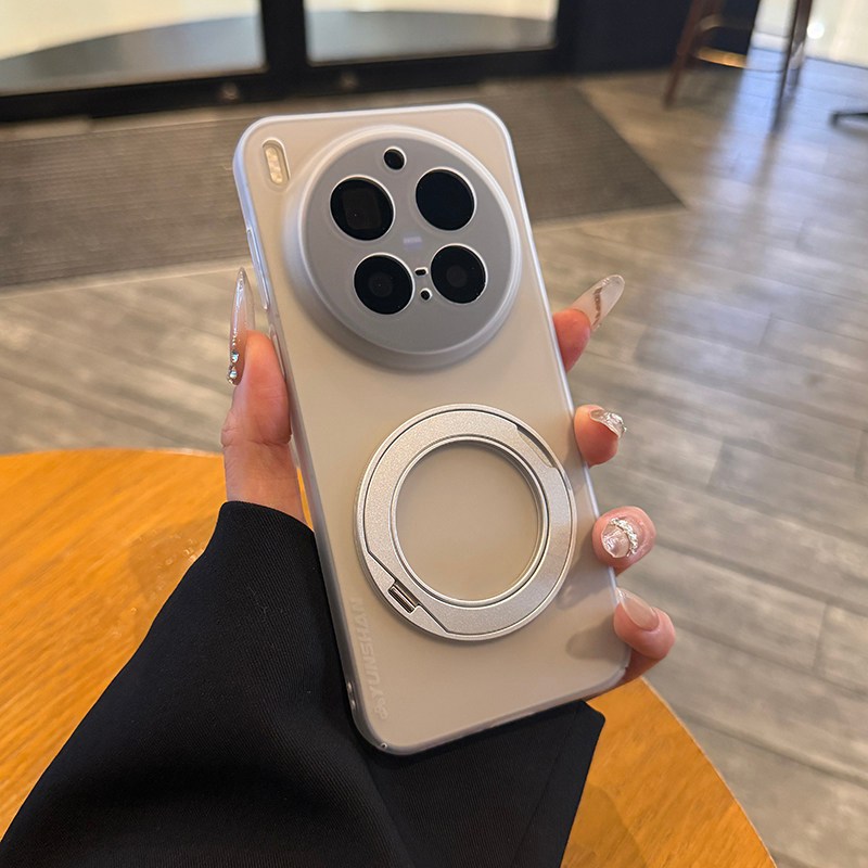 Sunyi ฝาครอบป้องกันโทรศัพท์ OPPO ค้นหา X9 S Pro Ultra Magnetic Ultra Slim Matte หมุน Kickstand เหงื่อหลักฐานลายนิ้วมือทน Shell