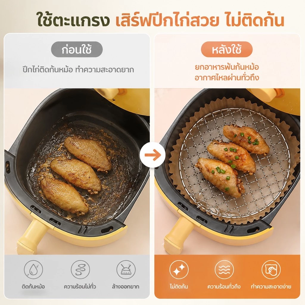 [เอ้า] รอบชั้นวางทอดอากาศที่มีขาวางซ้อนกันได้ตารางตะแกรงย่างสแตนเลสป้องกันการกัดกร่อนสําหรับบ้านครัวเตาอบเรือกลไฟหม้อหุง [ไทย] thumbnail 5