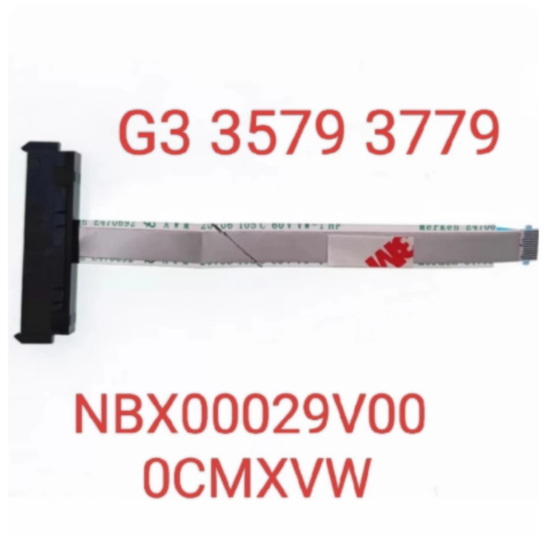 SATA Hard Drive HDD SSD Connector Flex สําหรับ Dell inspiron G3 3579 G3 3779 P35E P75F แล็ปท็อป NBX0