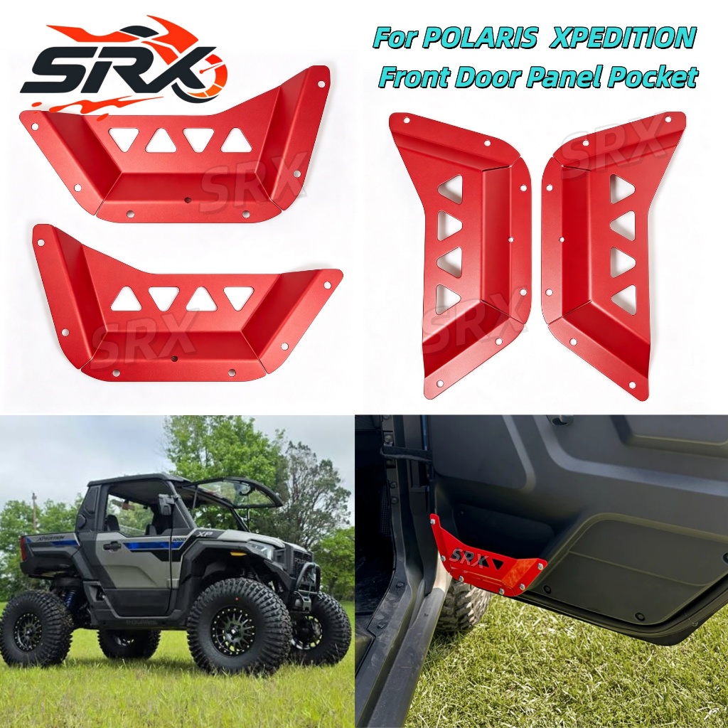 สําหรับ POLARIS XPEDITION NORTHSTAR ประตูกระเป๋าด้านข้างประตูกระเป๋า UTV ด้านหน้าแผงประตูกระเป๋า