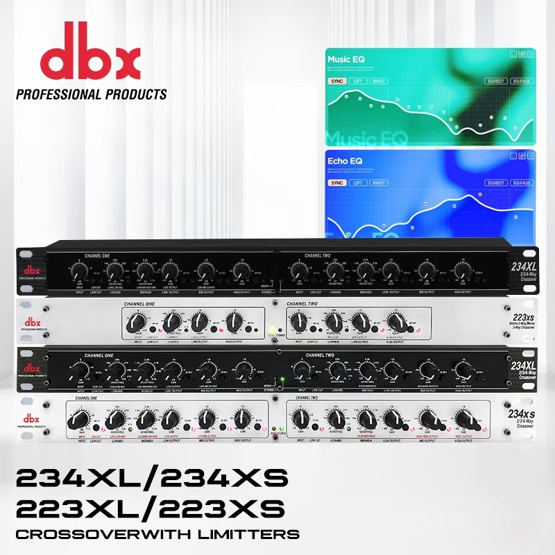 Dbx 223XS/223XL/234XS/234XL CROSSOVER Professional Electronic CROSSOVER, พร้อมจํากัด, โปรเซสเซอร์เสี