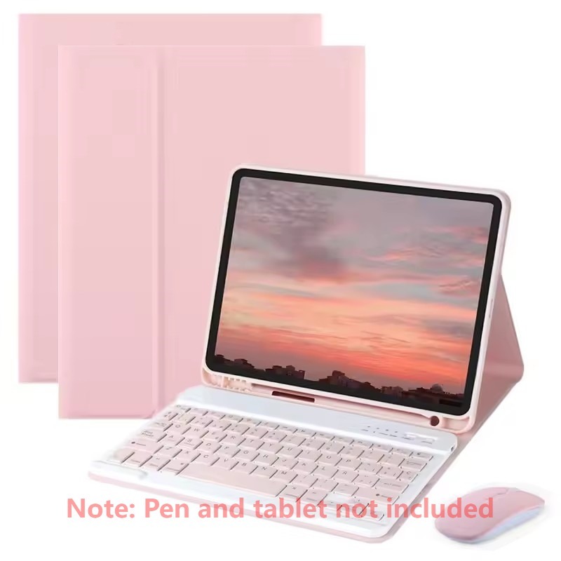 ฝาครอบคีย์บอร์ดไร้สายสําหรับ Samsung Galaxy Tab S11 / S10 Lite / S6 Lite / A9+ A11 แท็บเล็ตบลูทูธขาต