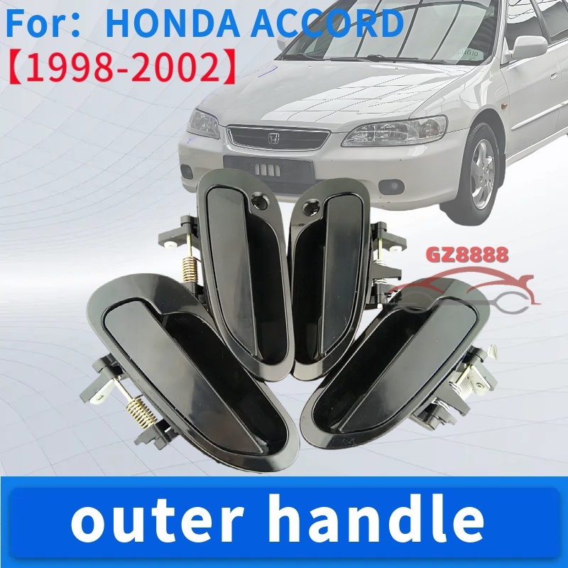 สําหรับ Honda Accord S84 S86 1998-2002 ประตูด้านนอกจับภายนอก (สีดํา) Accord CF8 CF9 CG5