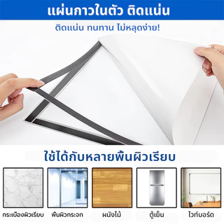 ป้ายติดผนัง กรอบป้ายติดผนัง ซองใส่เอกสาร ขอบแม่เหล็ก ขนาด กรอบรูป A3 A4 A5 A6 แบบไม่เจาะ มีกาวในตัว กรอบรูปมินิมอลติดผนัง