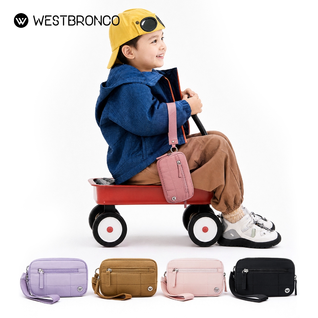 WESTBRONCO محفظة يد نسائية Westlet نايلون RFID — صورة 6