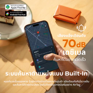 MOFT Trackable Field Wallet & Stand กระเป๋าใส่บัตรพร้อมขาตั้งแม่เหล็กสำหรับ iPhone 17/16/15/14/13/12 Series