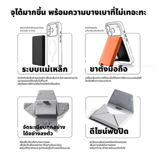 MOFT Trackable Field Wallet & Stand กระเป๋าใส่บัตรพร้อมขาตั้งแม่เหล็กสำหรับ iPhone 17/16/15/14/13/12 Series