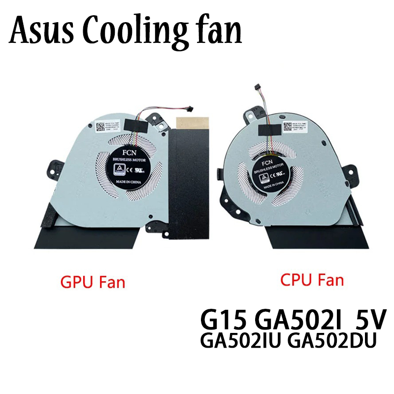 พัดลมระบายความร้อน CPU GPU เข้ากันได้กับ Asus ROG Zephyrus GU502DU GA502 GA502IU GA502IV 5V 0.5A