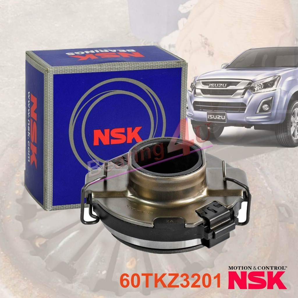 60TKZ3201 NSK คลัทช์แบริ่ง  D-MAX 3.0 , DMAX 2500 COMMONRAIL คลัทช์แบริ่ง JAPAN OEM อีซูซุ ดีแม็กซ์