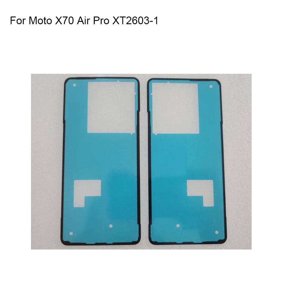 2PCS สติกเกอร์ประตูหลังสําหรับ Moto X70 Air Pro XT2603-1 ฝาหลังแบตเตอรี่กันน้ําเทปกาวสําหรับ Moto X7