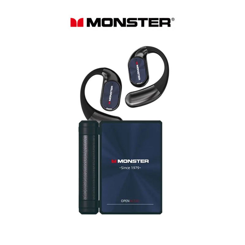 Monster AC530 หูฟังไร้สายบลูทูธคุณภาพเสียงไฮไฟสเตอริโอ HD Call Noise Cancelling IPX5 กันน้ํา Earhppk