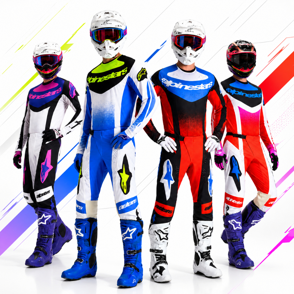 Alpinestars MX Motocross Jersey Pants Set Dirt Bike Enduro Off Road Motorcycle Riding Gear Suit