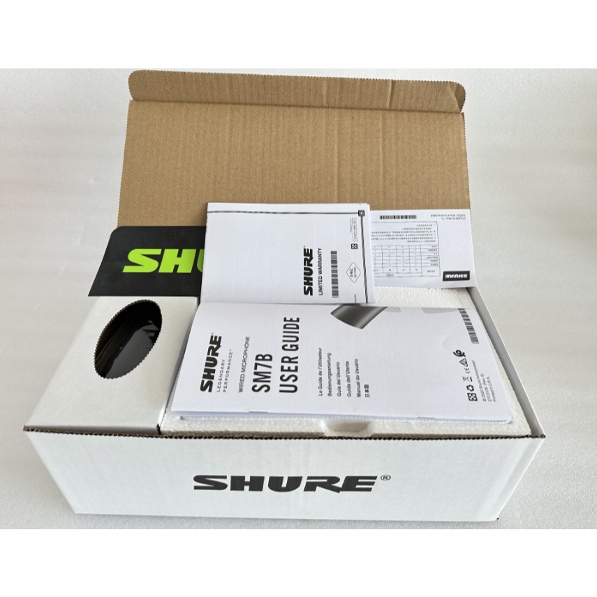 SM7B ไมโครโฟนสตูดิโอ Cardioid Dynamic Close-Talk Microphone Vocals Recording ไมโครโฟน sm7b
