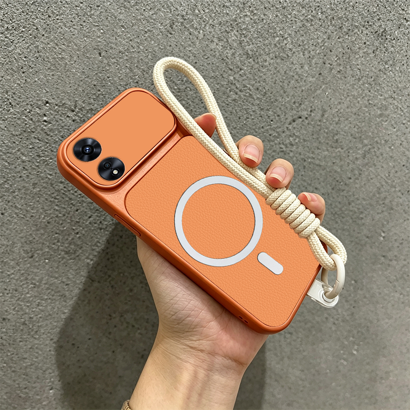 เคส สําหรับOPPO A38 4G A58 4G A58 5G A78 4G A78 5G OPPO a18 a98 5Gฝาครอบโทรศัพท์กันกระแทกหนังSoft EdgeอัพเกรดAnti SLIPกันชนเชือกTPSKSBSWBCXQ