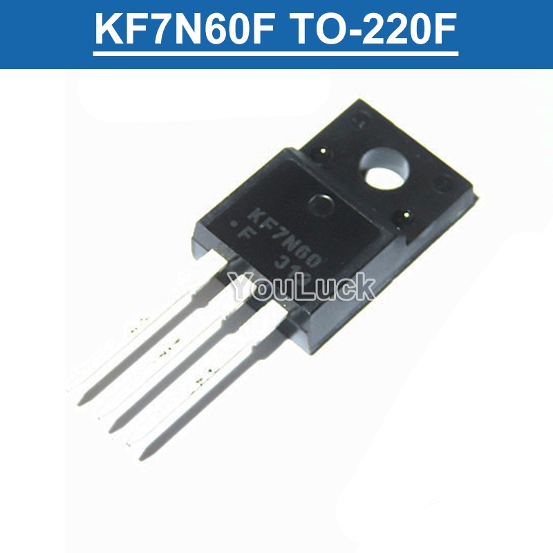 5 ชิ้น/10 ชิ้น KF7N60 KF7N60F TO-220F 600V/7A N-channel MOSFET ทรานซิสเตอร์ใหม่เดิม