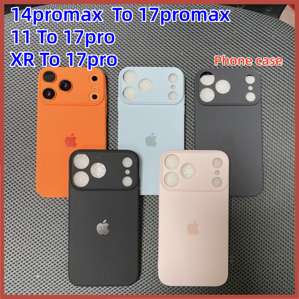 สําหรับ XR TO 17 Pro ฝาครอบป้องกันโทรศัพท์, 11 ถึง 17 Pro/XR ถึง 17PRO/ 11 เปลี่ยน 17 Pro เคสโทรศัพท์, 14promax ถึง 17promax เคสโทรศัพท์