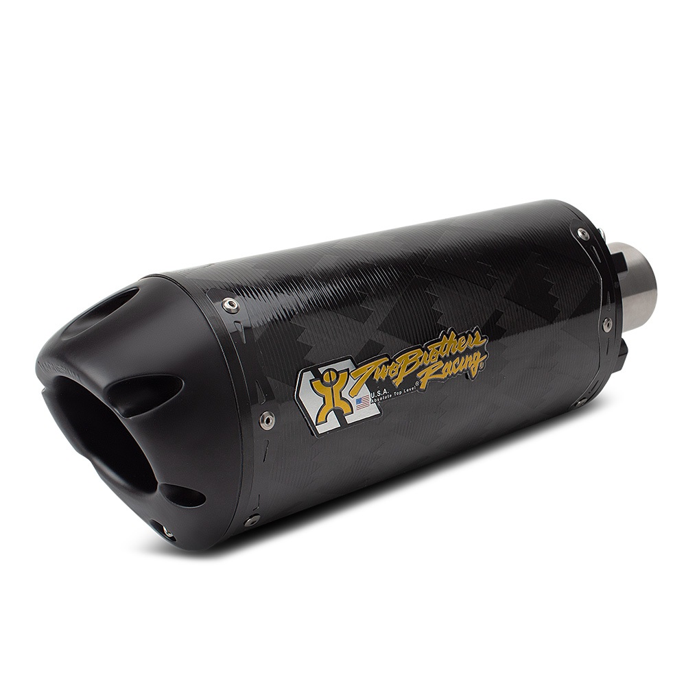 Houndstooth CarbonTBR Racing two brothers Conical 51 มม./2 นิ้วรถจักรยานยนต์ Universal ชุดท่อไอเสีย